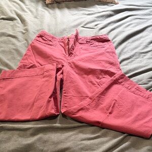 Burnt red wide leg crop 
A new day
Size 6